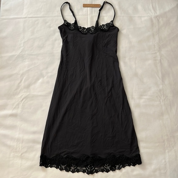 off shoulder flare lace dress Beaded Long Sleeve Fit-and-Flare Dress main image 1